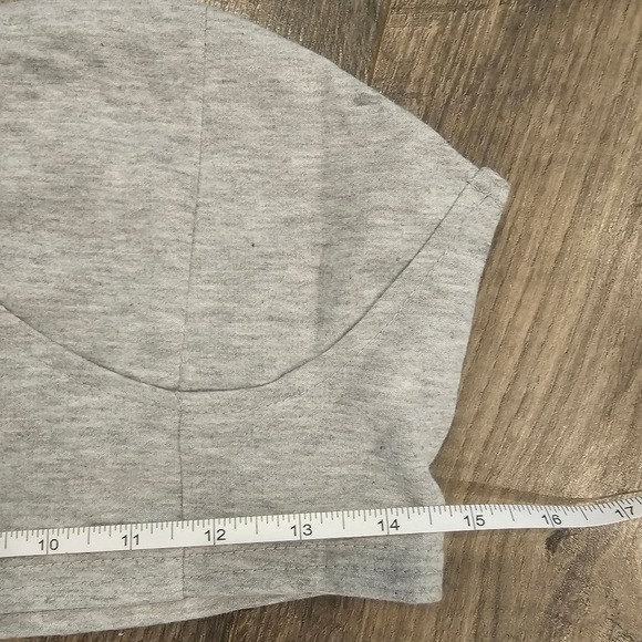 szL Womens NWT Gray Sleeveless Strapless Gold Zippered Bustier Crop Bra Top Sexy - Picture 7 of 11